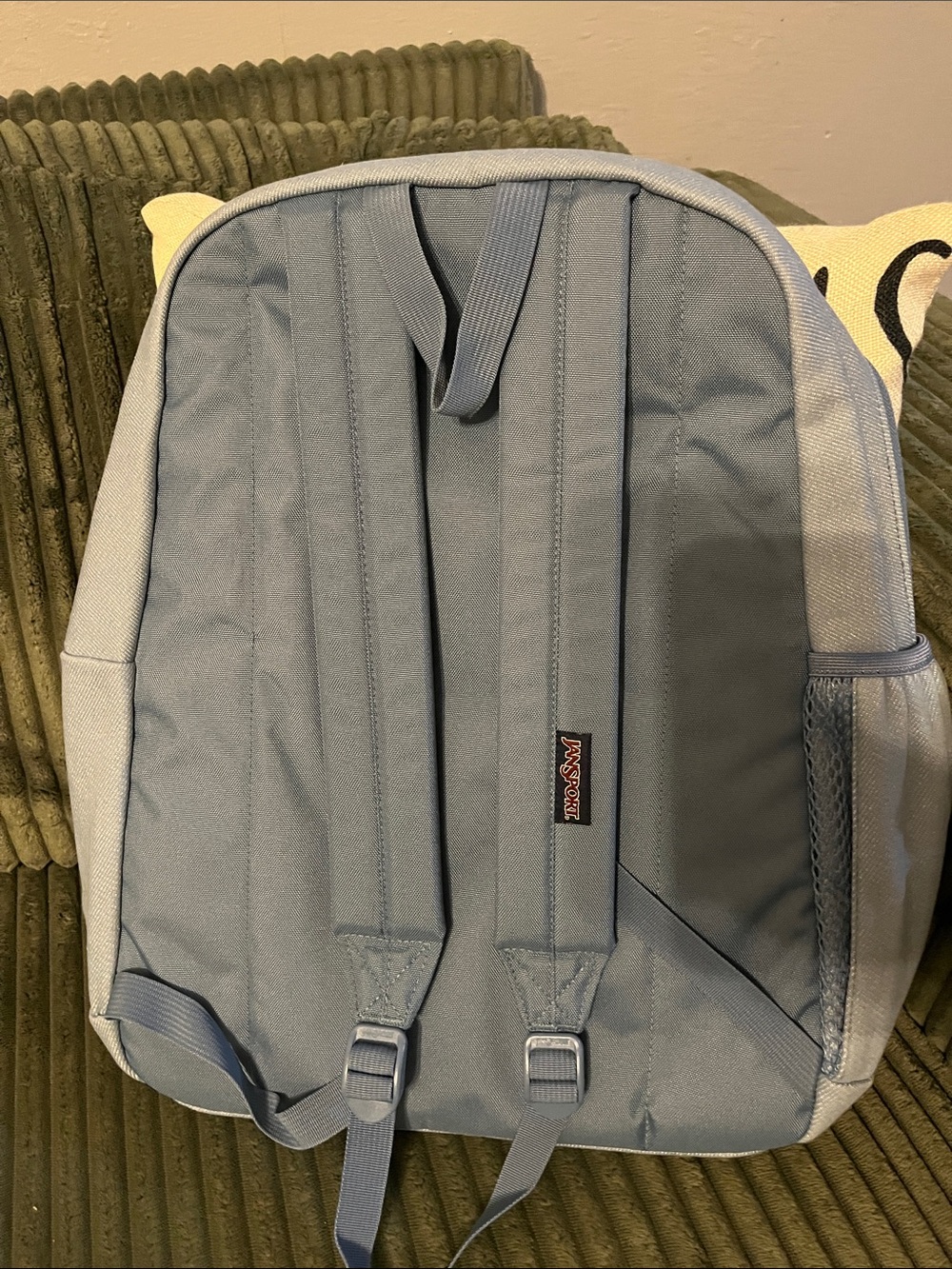 Jansport Light Blue Everyday Backpack with Front Pocket - Picture 2 of 3